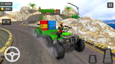 Superhero Cargo Delivery Transporter Bike 3D截图5