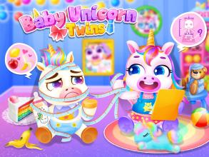 Unicorn Rainbow Baby Pony Twins  Care & Dress Up截图4