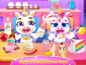 Unicorn Rainbow Baby Pony Twins  Care & Dress Up截图3