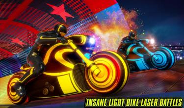 Light Bike Stunt Racing Game截图3