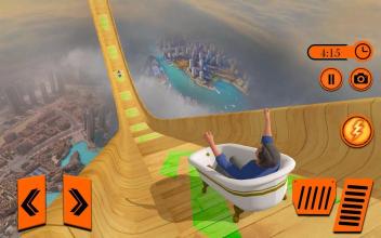 Mega Jump  Impossible Ramp vehicle Stunts截图3