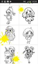 Coloring Books Chibi截图1