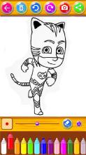 PJ Heroes Masks Coloring Pages截图1