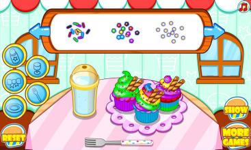 Cooking rainbow cupcakes截图1