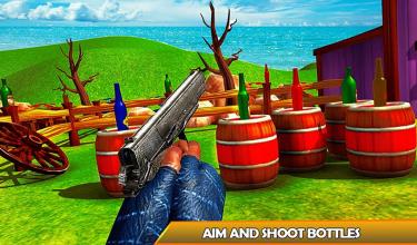 Target bottle shooting games 3D截图5