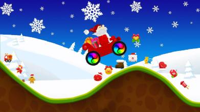 Santa Hill Climb Gifts Deliver Cart Race Adventure截图2