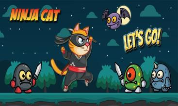 free ninja cat adventure截图1