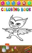 PJ The Hero Masks Coloring截图2