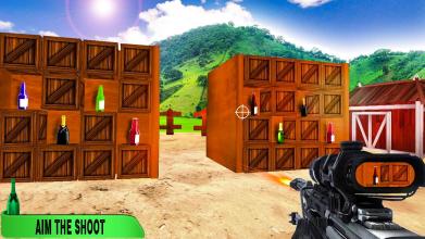 Target bottle shooting games 3D截图3