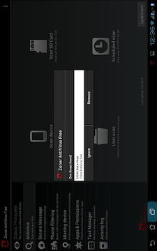 Zoner AntiVirus Free - Tablet截图