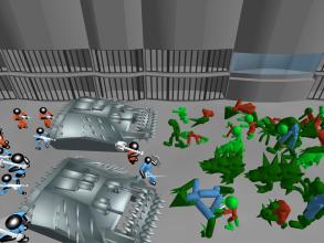 Stickman Prison Battle Simulator Zombies截图4