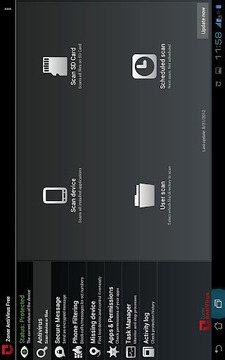 Zoner AntiVirus Free - Tablet截图