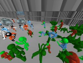 Stickman Prison Battle Simulator Zombies截图1