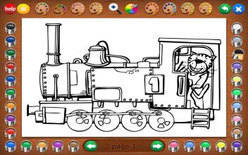 Coloring Book 6 Lite Number Trains截图5