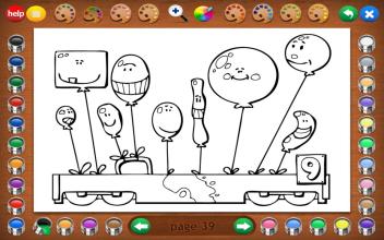 Coloring Book 6 Lite Number Trains截图1