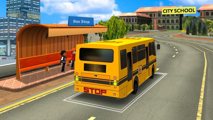 School Bus Driving 2017截图3