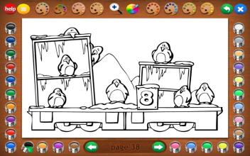 Coloring Book 6 Lite Number Trains截图2