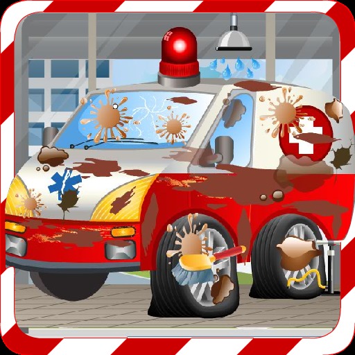 Car Wash Games -Ambulance Wash截图2