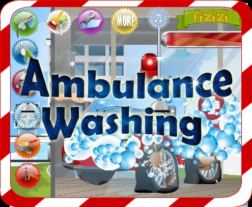 Car Wash Games -Ambulance Wash截图1