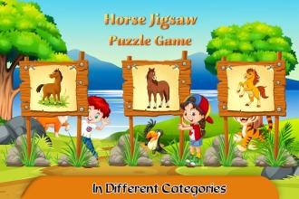 Horse Jigsaw Puzzle Game截图2