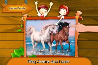 Horse Jigsaw Puzzle Game截图3