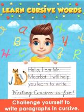 Kids Learn Cursive Writing  Cursive For Toddlers截图3