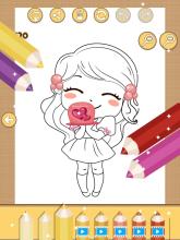 Color My Sweet Little Princess Coloring Book截图3