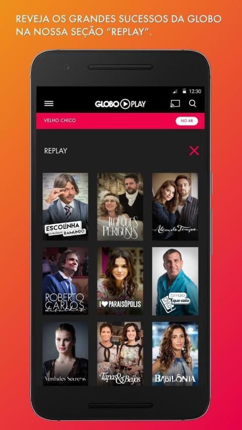 Globo Play截图3