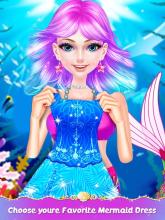 Mermaid Princess Fashion Doll Makeup Salon截图4