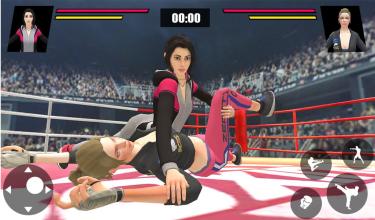 Women Wrestling Ring Battle Ultimate action pack截图4