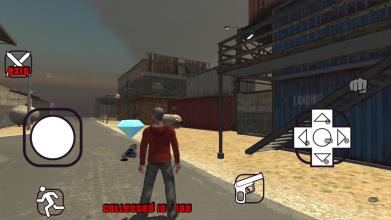 Gangster Shooter Zombie City 3D截图1