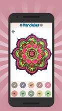 Mandalas color by number  Mandala pixel art截图4