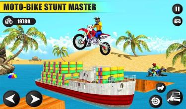 Beach Water Surfer Dirt Bike Xtreme Racing Games截图1