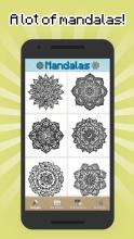 Mandalas color by number  Mandala pixel art截图3