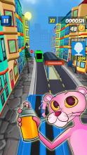 Subway panther Rush pink Run截图1