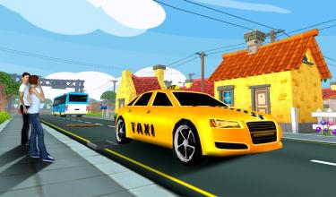 City Taxi Driving 3D截图4