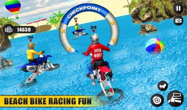 Beach Water Surfer Dirt Bike Xtreme Racing Games截图2