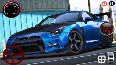 Drive Sport Nissan GTR  Drift Fusion Sim截图1