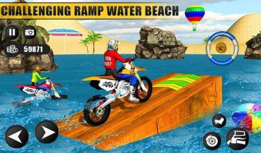 Beach Water Surfer Dirt Bike Xtreme Racing Games截图3