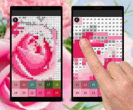 Coloring Flowers Pixel Art Game截图4