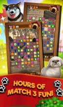 Match 3 Puppy Land  Matching Puzzle Game截图1