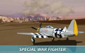 Air War Combat Dogfight airplane sky shooting game截图2
