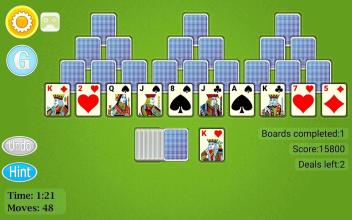 TriPeaks Solitaire Mobile截图2