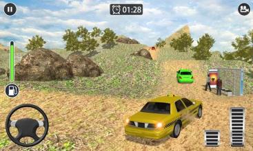 Mountain Taxi Driving Game  Hilly Climb Sim 3D截图1