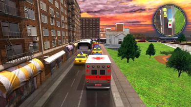 Emergency Ambulance Rescue Driver  Simulator 3D截图3