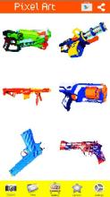 MLG Weapon Pixel Art Guns Color By Number Game截图1