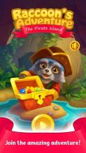 Raccoon's Adventure: The Pirate Island - Match 3截图1