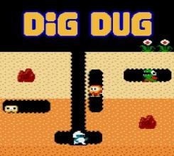 DIG DUG  GAME 8 BITS截图2