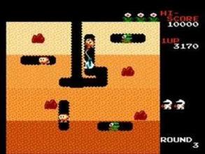 DIG DUG  GAME 8 BITS截图1