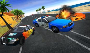 Police Shooting Car Racing 3d截图3